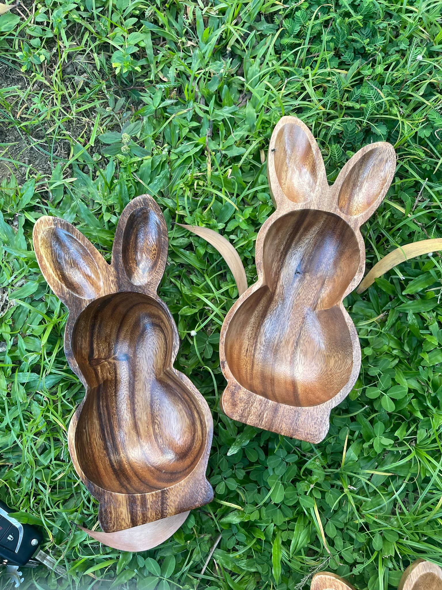 Woodware&Co - Wholesale Candle Holder - WHOLESALE Acacia Easter bunny bowls | Rabbit Bunny Bowls  1