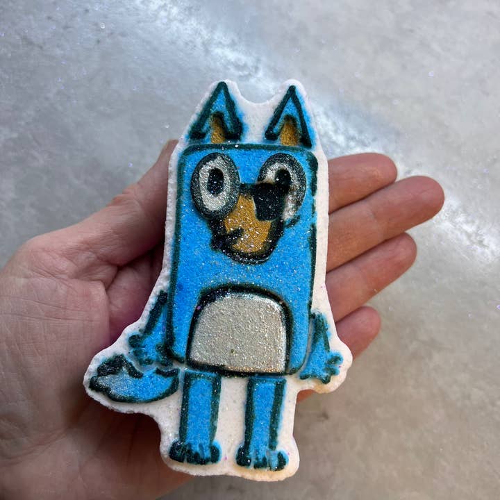 Unique creations soap company – wholesale Bath bomb/fizz – BLUE DOG bath bomb 1