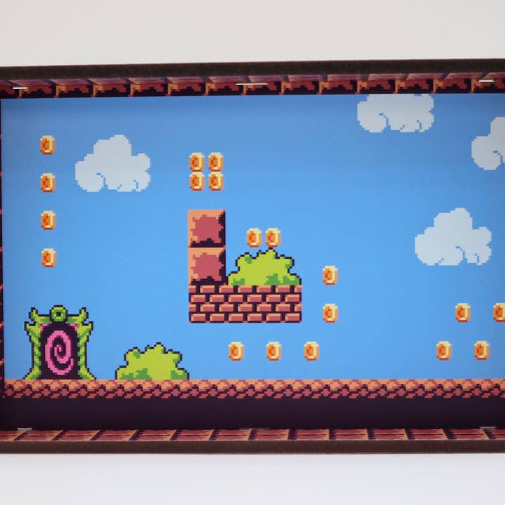 Chromatic Dice Tray - Pixel Platformer for wholesale by Foam Brain Games