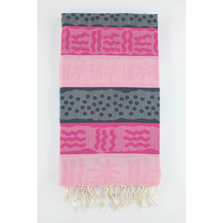 Multicolore Asciugamano Fouta Peshtemal Turco Premium in vendita all'ingrosso su Faire