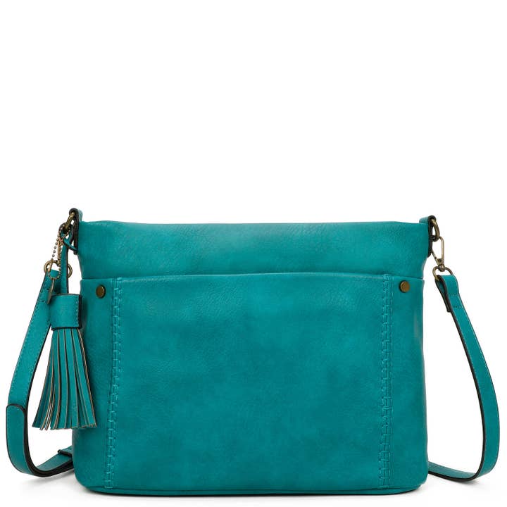AMPERE CREATIONS - Wholesale Crossbody Bag - Women's - Christina Classic Vegan Leather Mommy Crossbody Bag
