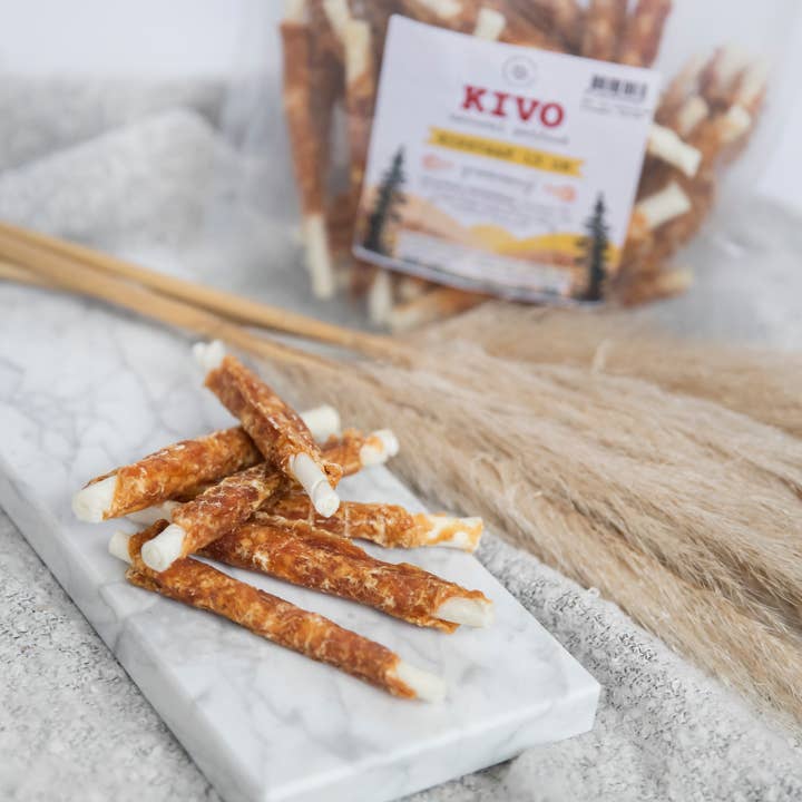 Kivo Petfood - Wholesale Pet Treats - Dog - Dog Snack - Chicken Rod 13cm - 500g3