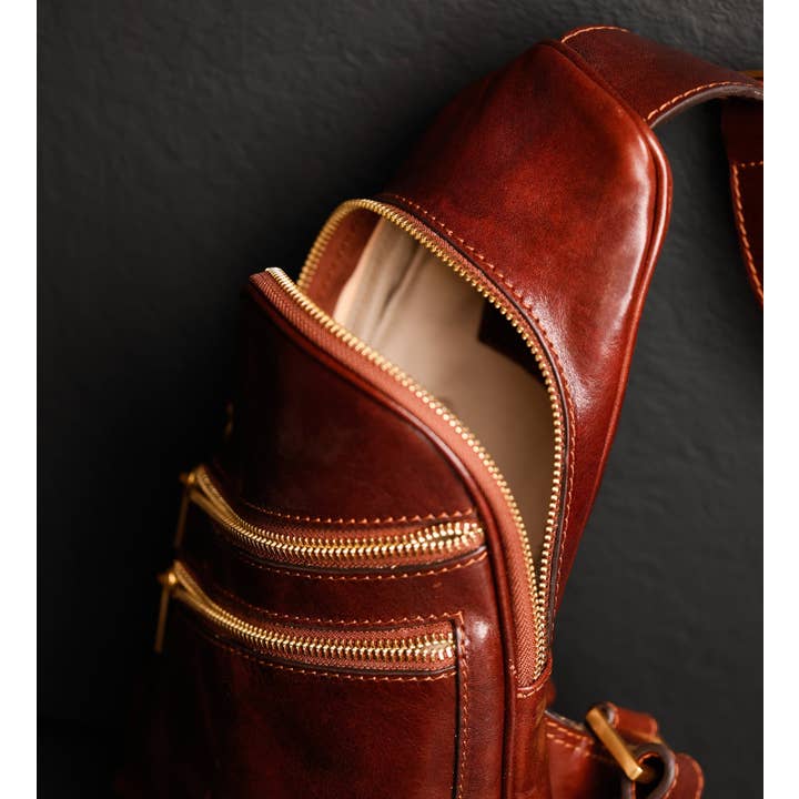 Time Resistance – Mala de tiracolo – Homem por atacado – Mala de Couro a Tiracolo - Catch-226