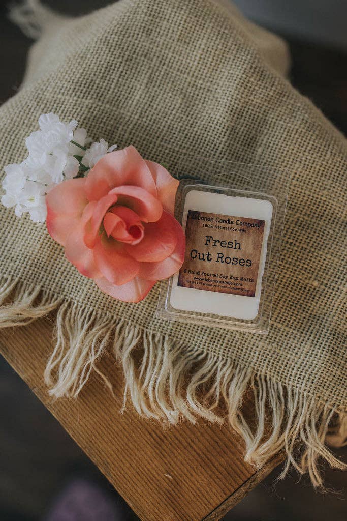 Lebanon Candle Company - Wholesale Wax Melt - Fresh Cut Roses Wax Melt , Scented Soy, Non-Toxic, Highly Scented, Handmade in The USA, 6 Cube Melt, Natural Soy Wax, Long Lasting Scent2