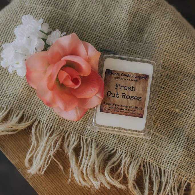 Lebanon Candle Company - Wholesale Wax Melt - Fresh Cut Roses Wax Melt , Scented Soy, Non-Toxic, Highly Scented, Handmade in The USA, 6 Cube Melt, Natural Soy Wax, Long Lasting Scent2
