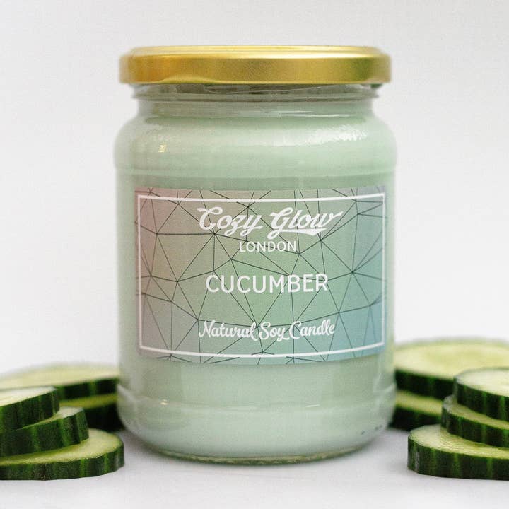 Vela de Soja de Pepino Cozy Glow por atacado de Cozy Glow Candles & Home