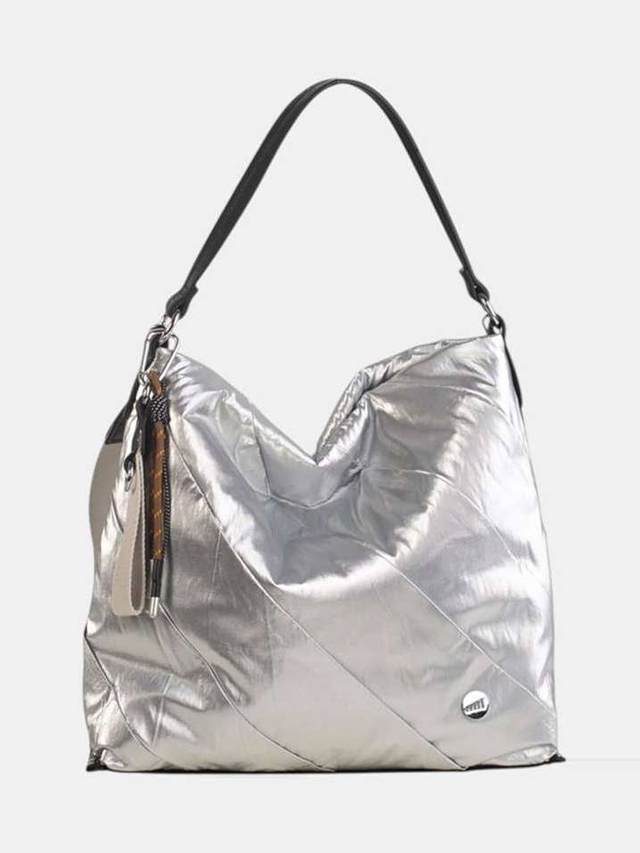 URBAN BLONDE HOBO NYLON SILVER for wholesale by Kbas