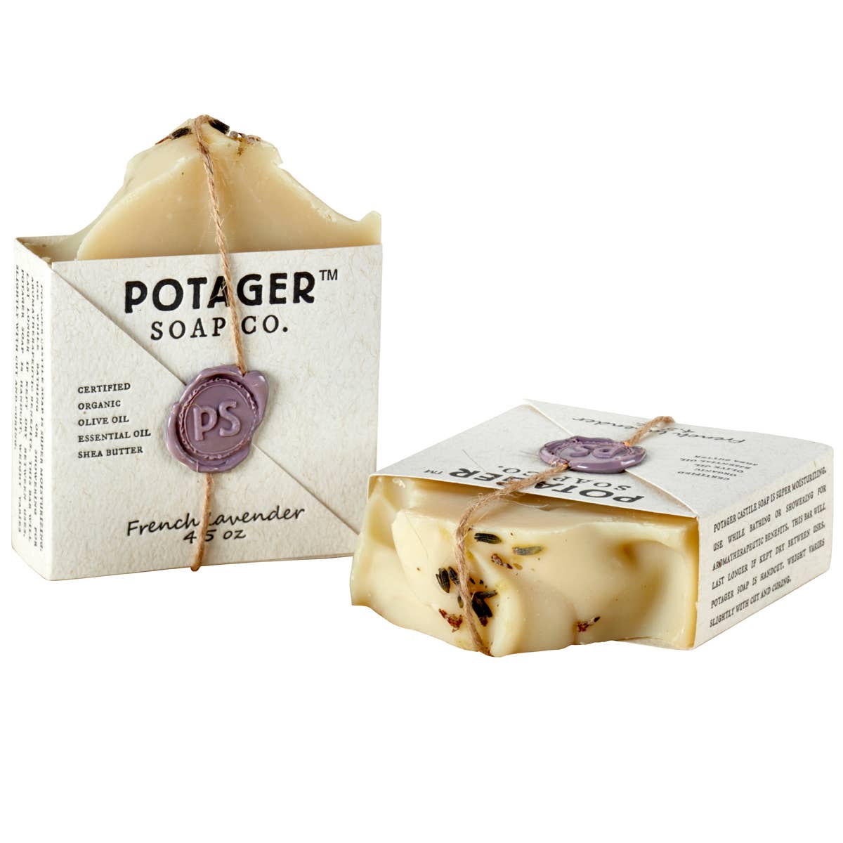 Potager Soap Company – wholesale Bar Soap – French Lavender Natural Handmade Bar Soap | Wrapped2