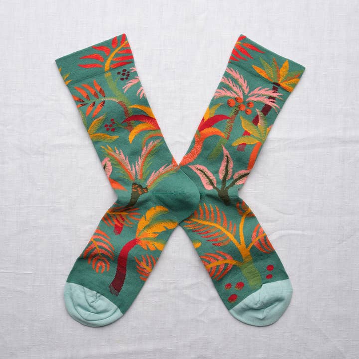 Jungle Ocean Sock for wholesale by Bonne Maison