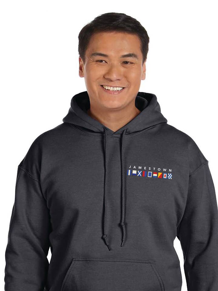 Maritime Tribes LLC - Wholesale Hoodie - Unisex - Hoodies (Unisex) - Nautical Signal Flags (Spell it in flag)