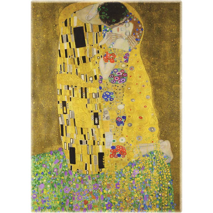 Square Deal Recordings & Supplies – Espelho de bolso por atacado – Espelho Compacto - Klimt, Gustav - “O Beijo”