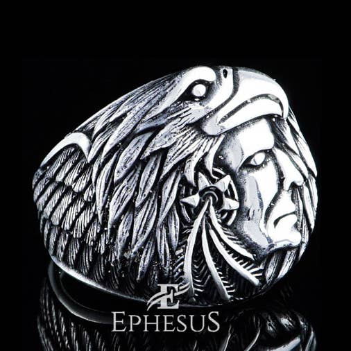 Native American Ring in Sterling Silver for wholesale by Ephesus Jewelry