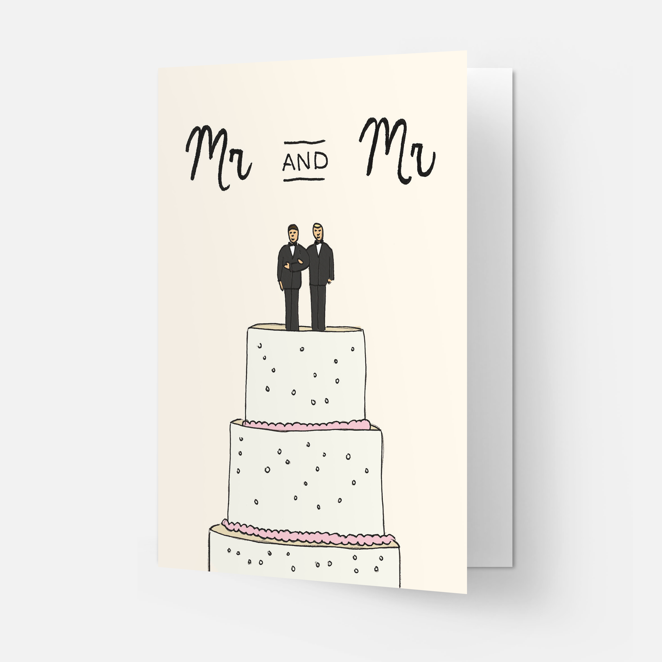 Kaart Blanche - Wholesale Wedding Card - Wedding cake greeting card3