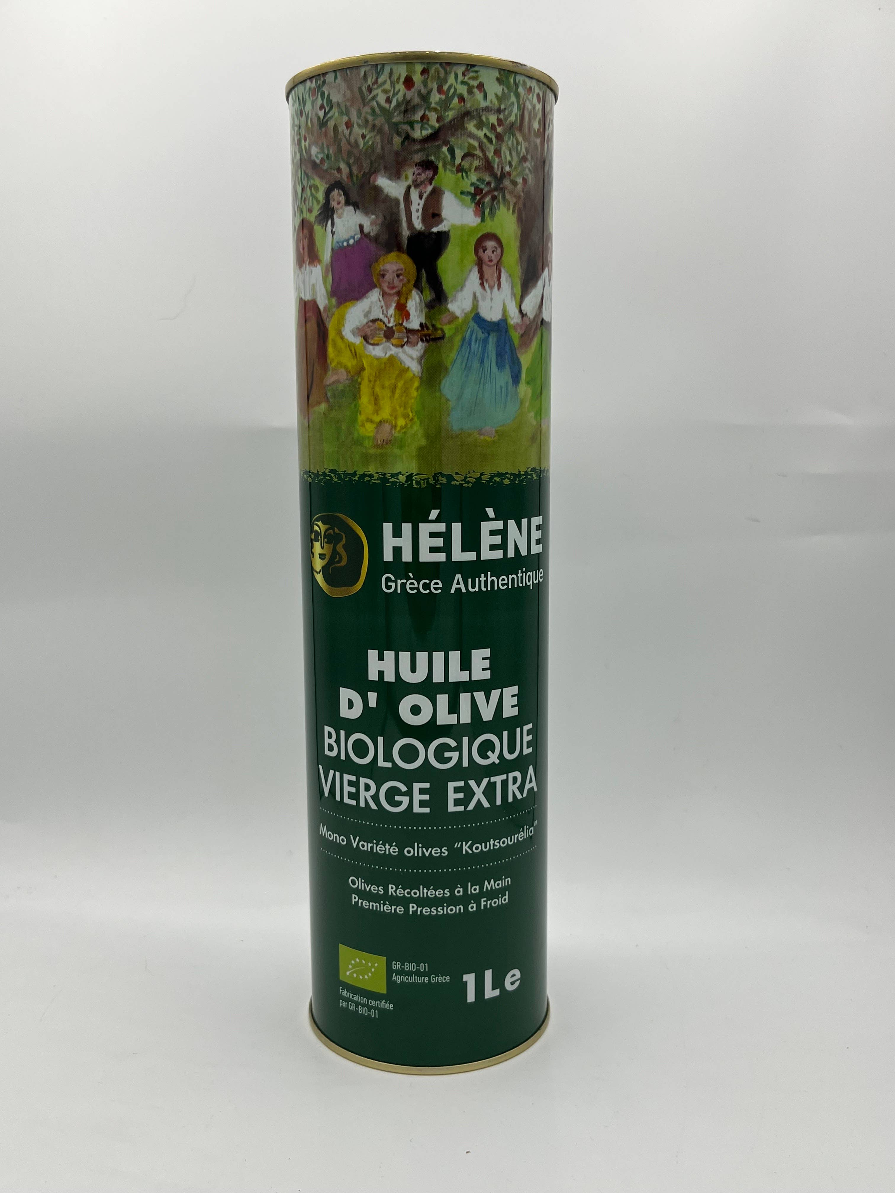Helene Delices Grecs - Wholesale Olive Oil - Organic Monovarietal Extra Virgin Olive Oil 1L