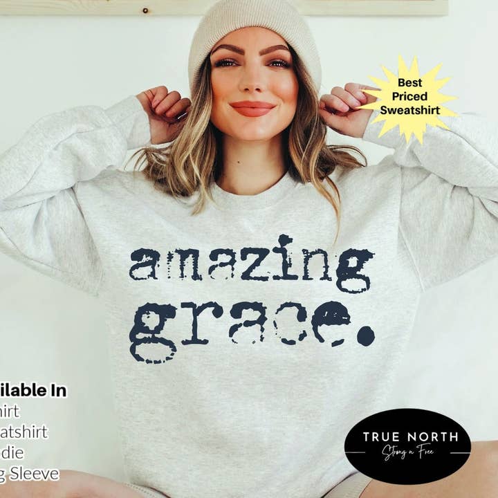 STRONG N FREE CDN - Wholesale Screen Printed T-Shirt - Women's - Grace Wins Shirt, Christian Shirt, Inspirational Shirt, Chri1