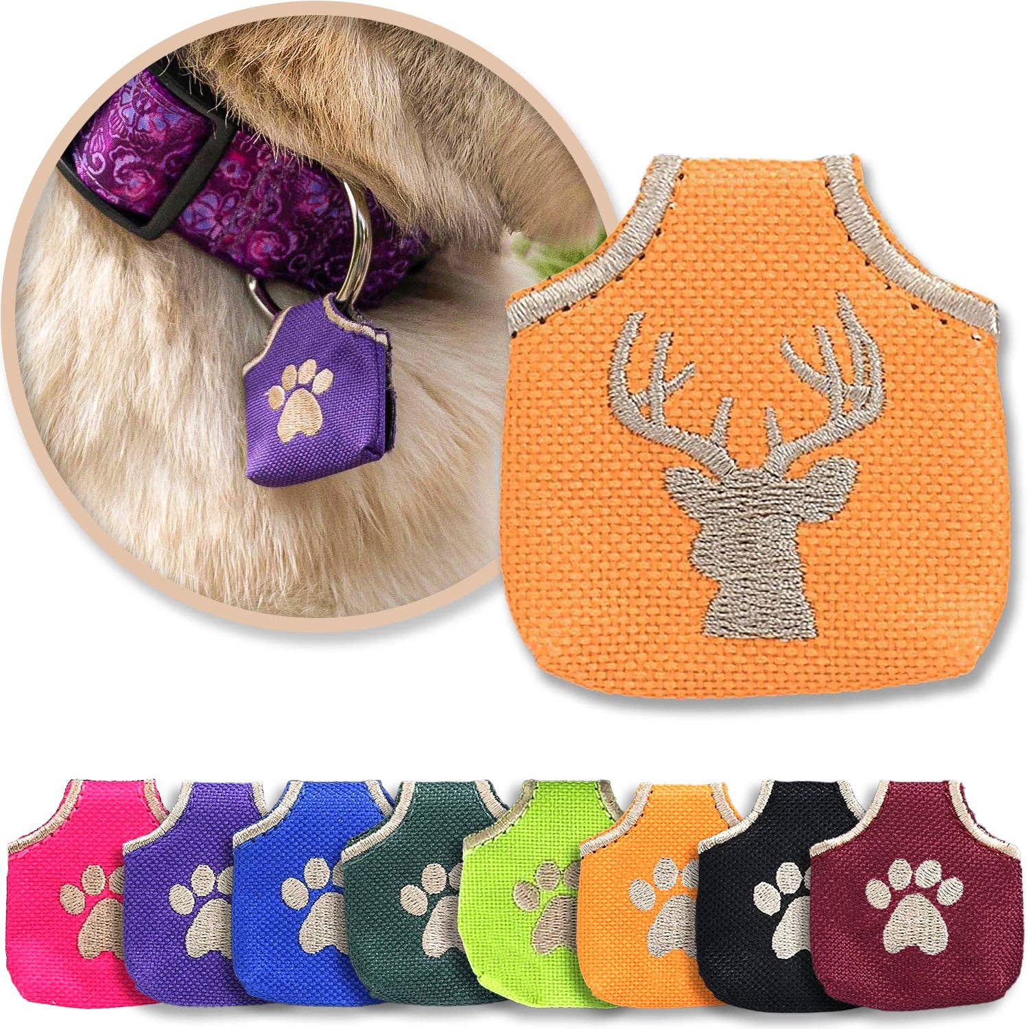 Woofhoof - Vente Collier – chien - SILENCIEUX DOG TAG14
