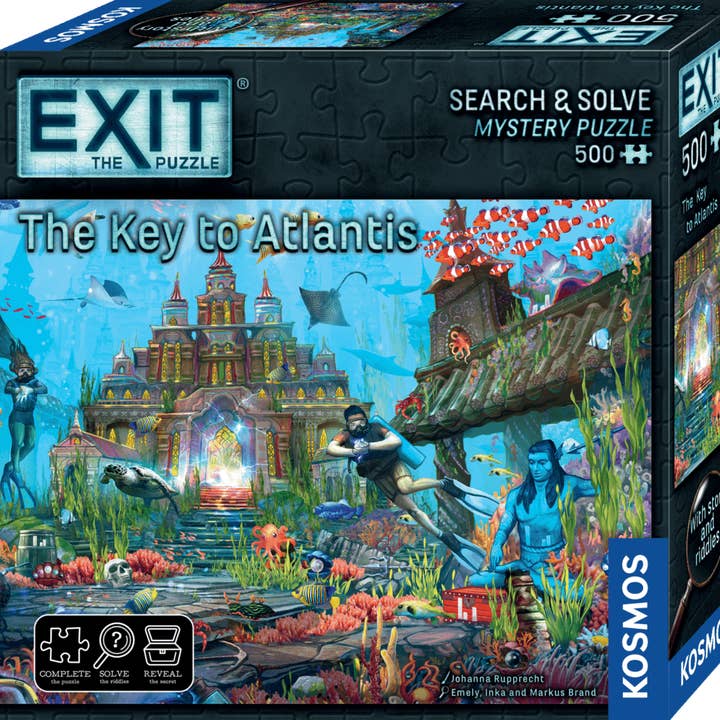 EXIT Puzzle: The Key to Atlantis - Escape Room Jigsaw Puzzle for wholesale by Thames & Kosmos UK LP