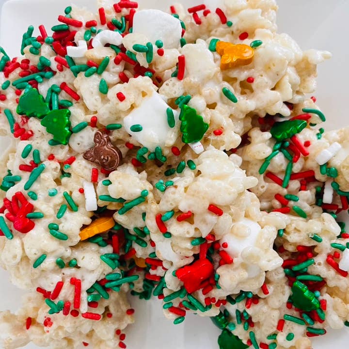 Creative Crispies Co. - Wholesale Cookie - "Clusters" Christmas Sprinkles Crispie Mix - Case of 6