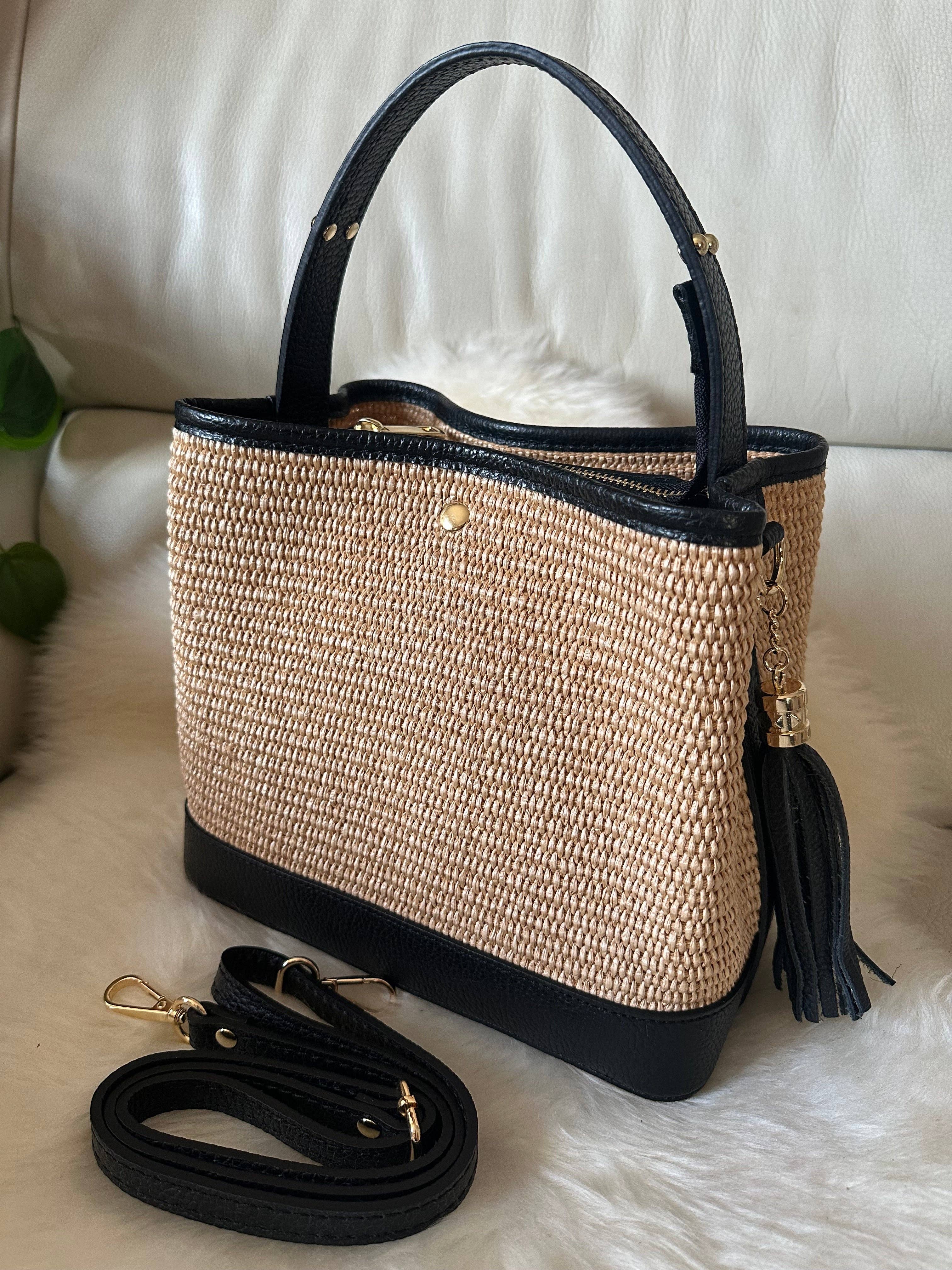 Zhade - Wholesale Top Handle Bag - Women's - LOLA - raffia bucket17