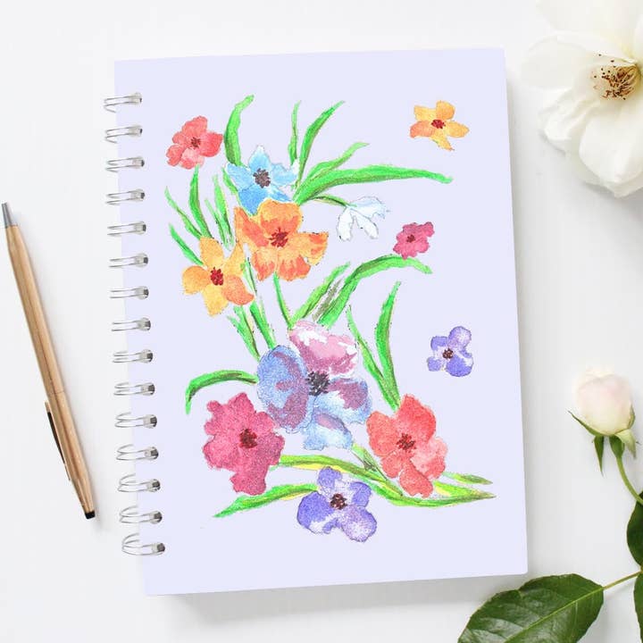 Spring Flowers Journal for wholesale by Shades of Expression Designs