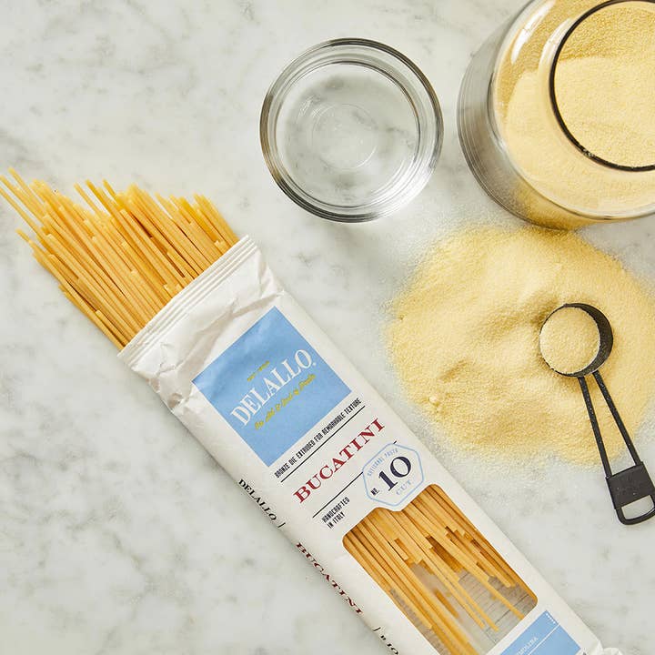 Delallo - Wholesale Pasta - Bucatini -Bag #10 1lb