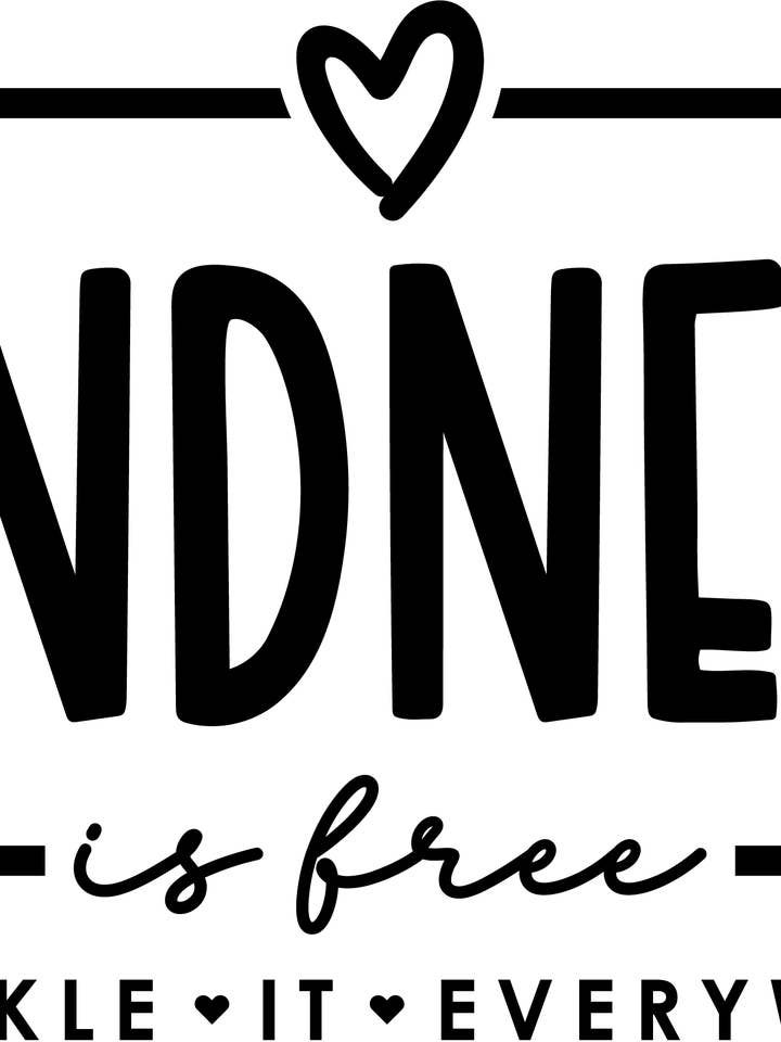 Kindness DTF Ready to press print for wholesale by HQL Apparel