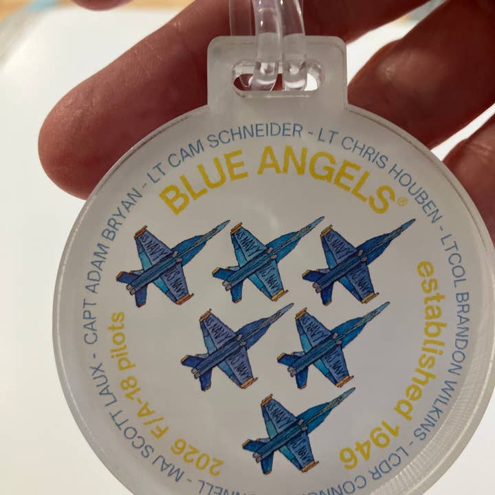 She Said It. - Wholesale Luggage Tag - Blue Angels 2026 Team Bag Tag 1