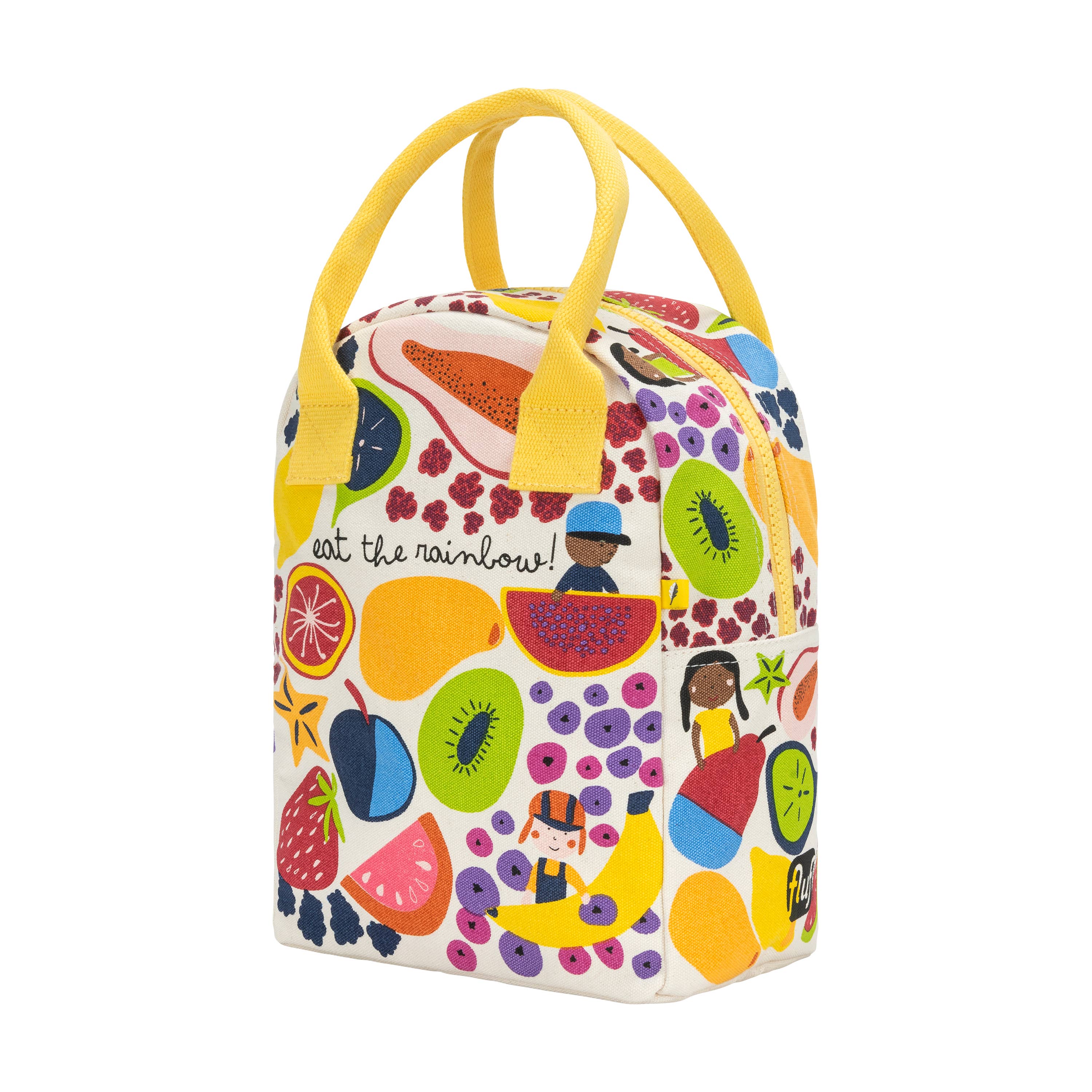 Fluf – wholesale Lunch bag/box – Kids – Zipper Lunch Bag - Eat the Rainbow1