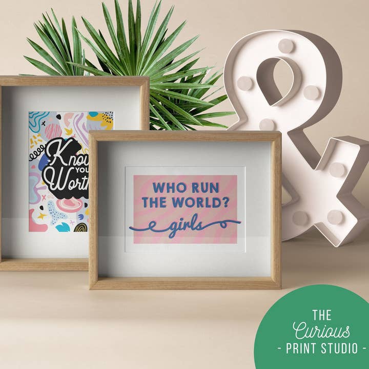 Who Run The World for wholesale by Curious Print Studio