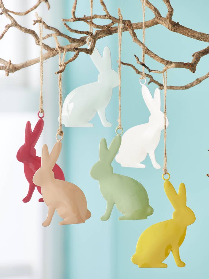 Enamel Rabbit Decoration for wholesale by Namaste