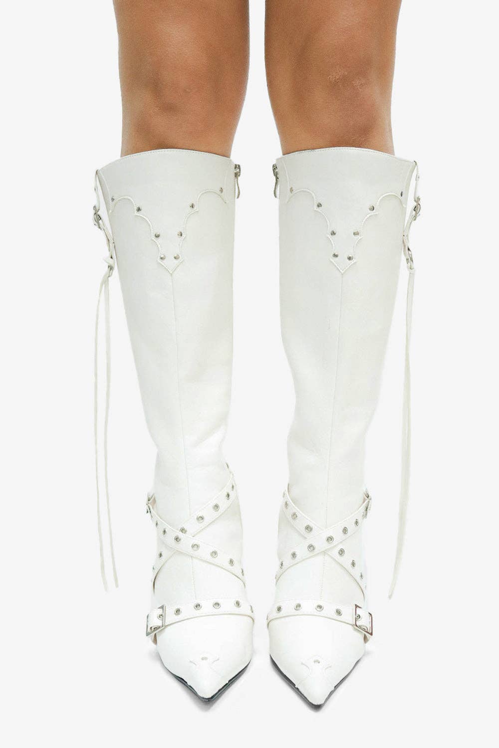 Lemonade Shoes - Wholesale Boots – Women’s - GUNNER - Western Stiletto Boots w/ Studs17