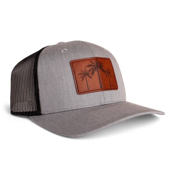 K'Lani hair tie bracelets - Wholesale Trucker Hat - Women's - K'lani Trucker Hat - Black/Grey 3 Palms