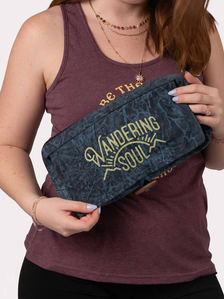 Wandering Soul Hip Sling Bag for wholesale by Soul Flower