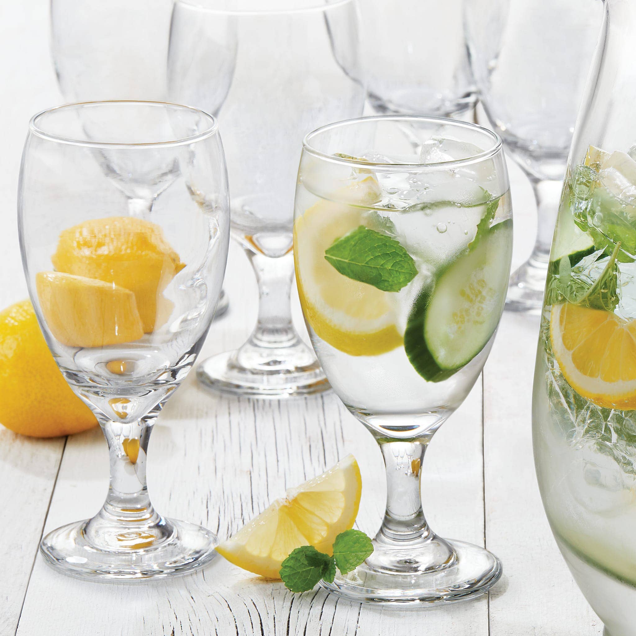 Libbey - Wholesale Wine Glass - Libbey Classic Goblet Party Glasses, 16.25 ounce, Set of 123