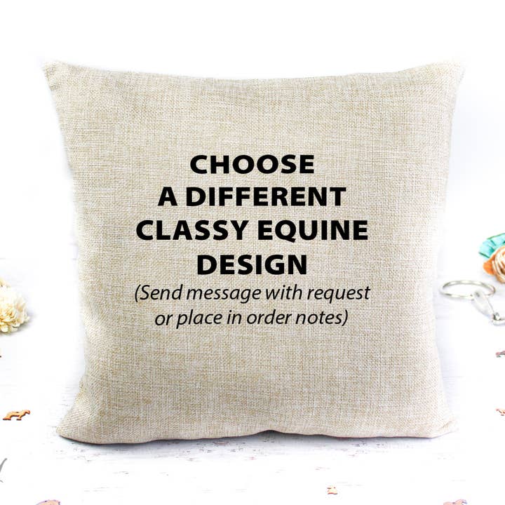 Classy Equine - Wholesale Throw Pillow Cover - Dressage Horse Pillow Cover -  Horse Gifts Equestrian14