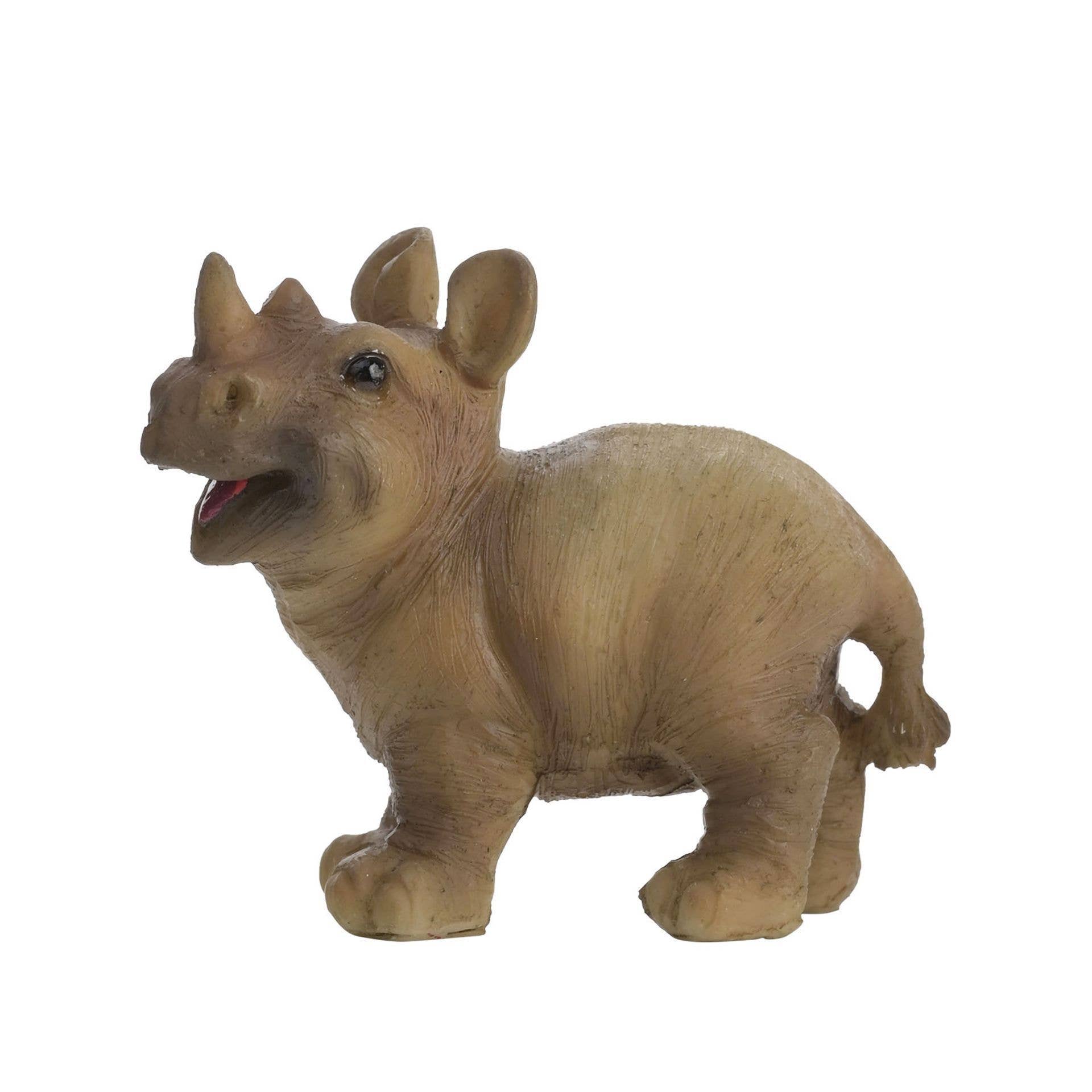 WIDDOP and Co. - Wholesale Decorative Figurine - **ASTD MULTI 6** Resin Rhino Calfs Figurine6