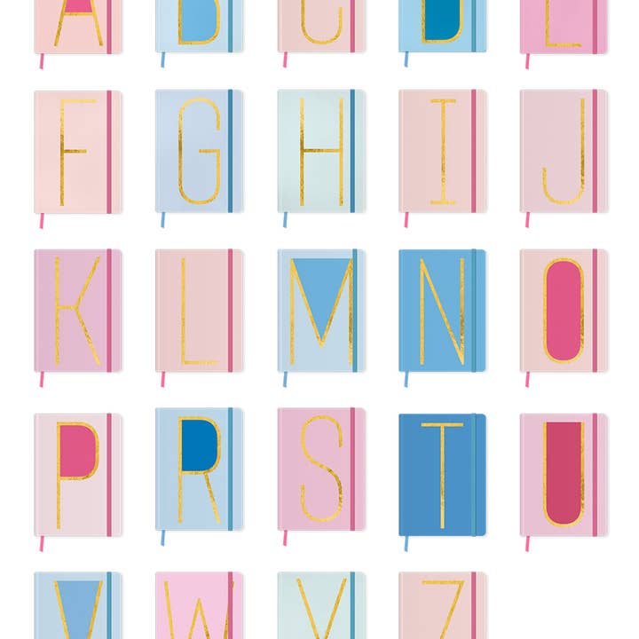 fabooks – wholesale Anteckningsbok – Anteckningsbok för alfabetet Monogram: A-Ö - G