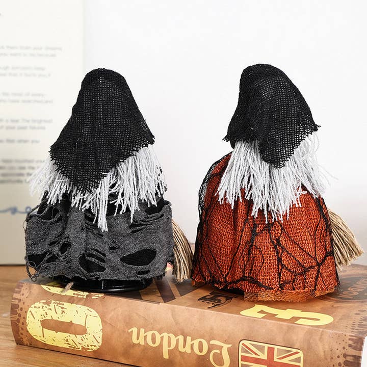 ACCITY - Wholesale Tree Topper - Scary Witch Broomstick Halloween Tree Topper_CWMM98635