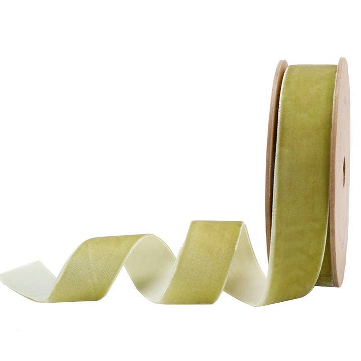LA Ribbons Wholesale - Wholesale Ribbon - Gift Wrapping - 16 Colors | 1" Velvet Ribbon | 10 Yard Roll