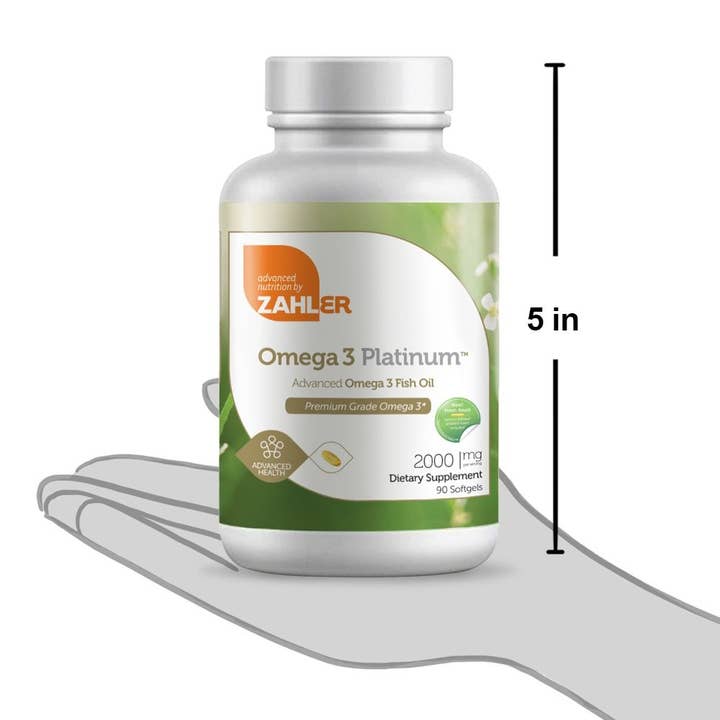 Advanced Nutrition by Zahler - Wholesale Oral Supplement/Vitamin - Omega 3 Platinum (90) Softgels1