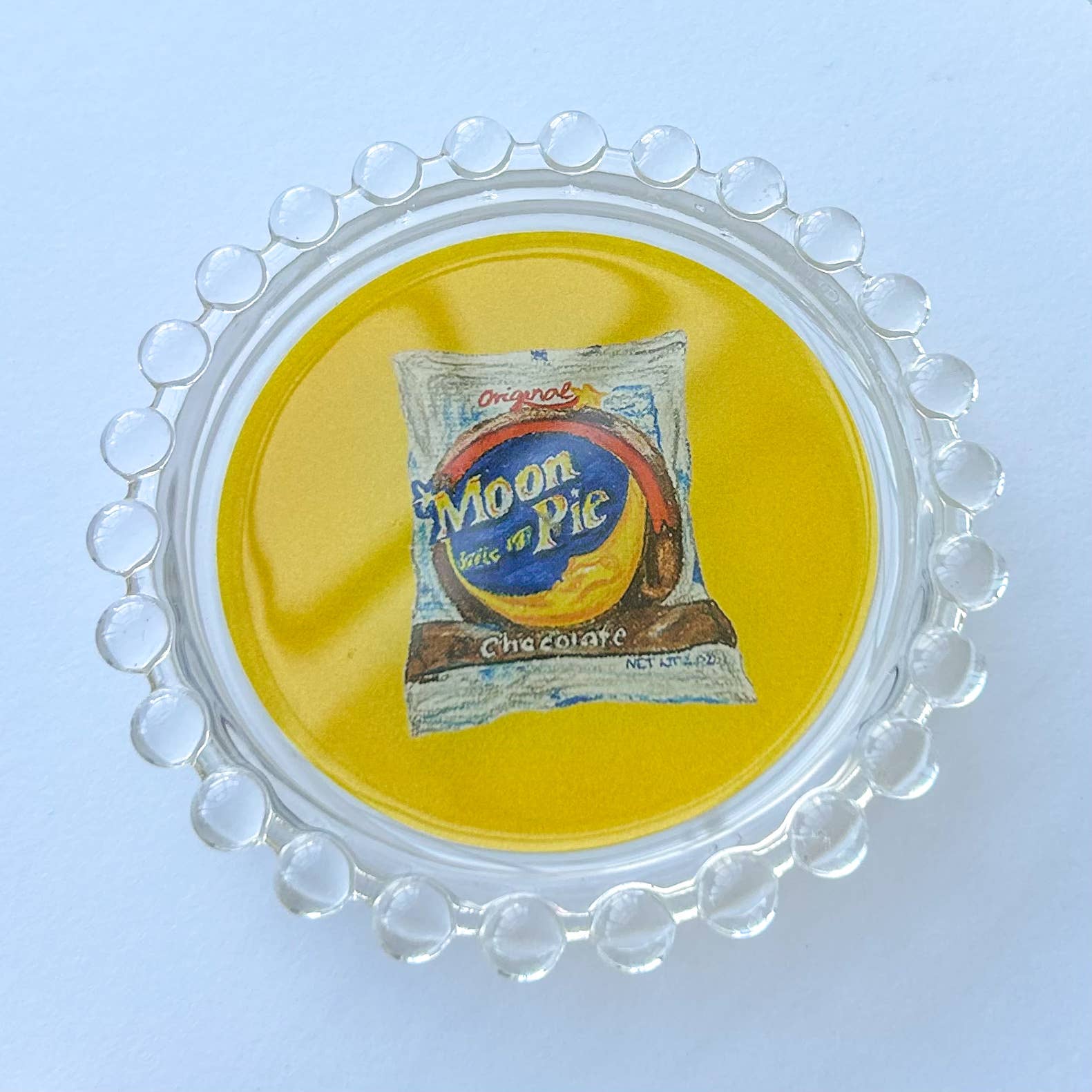 Ware Your Snacks - Wholesale Decorative Plate/Dish/Bowl - Moon Pie Trinket Dish0