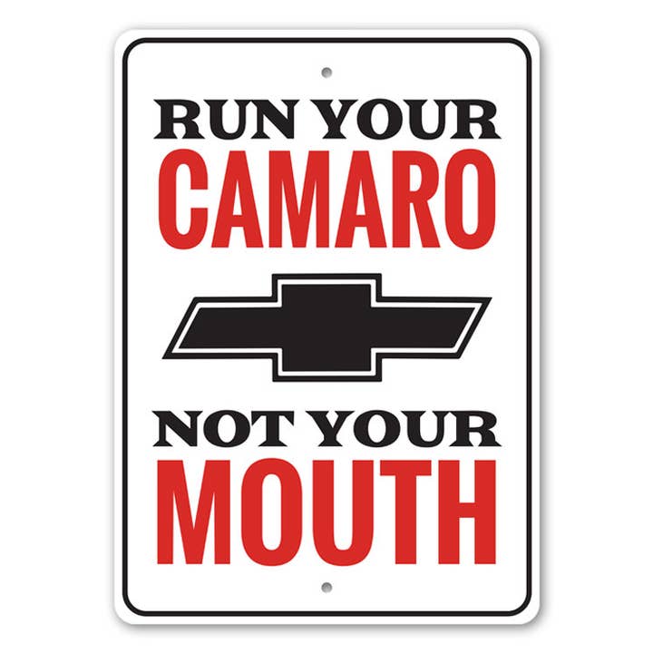 Signe camaro drôle pour la vente par Lizton Sign Shop, Inc