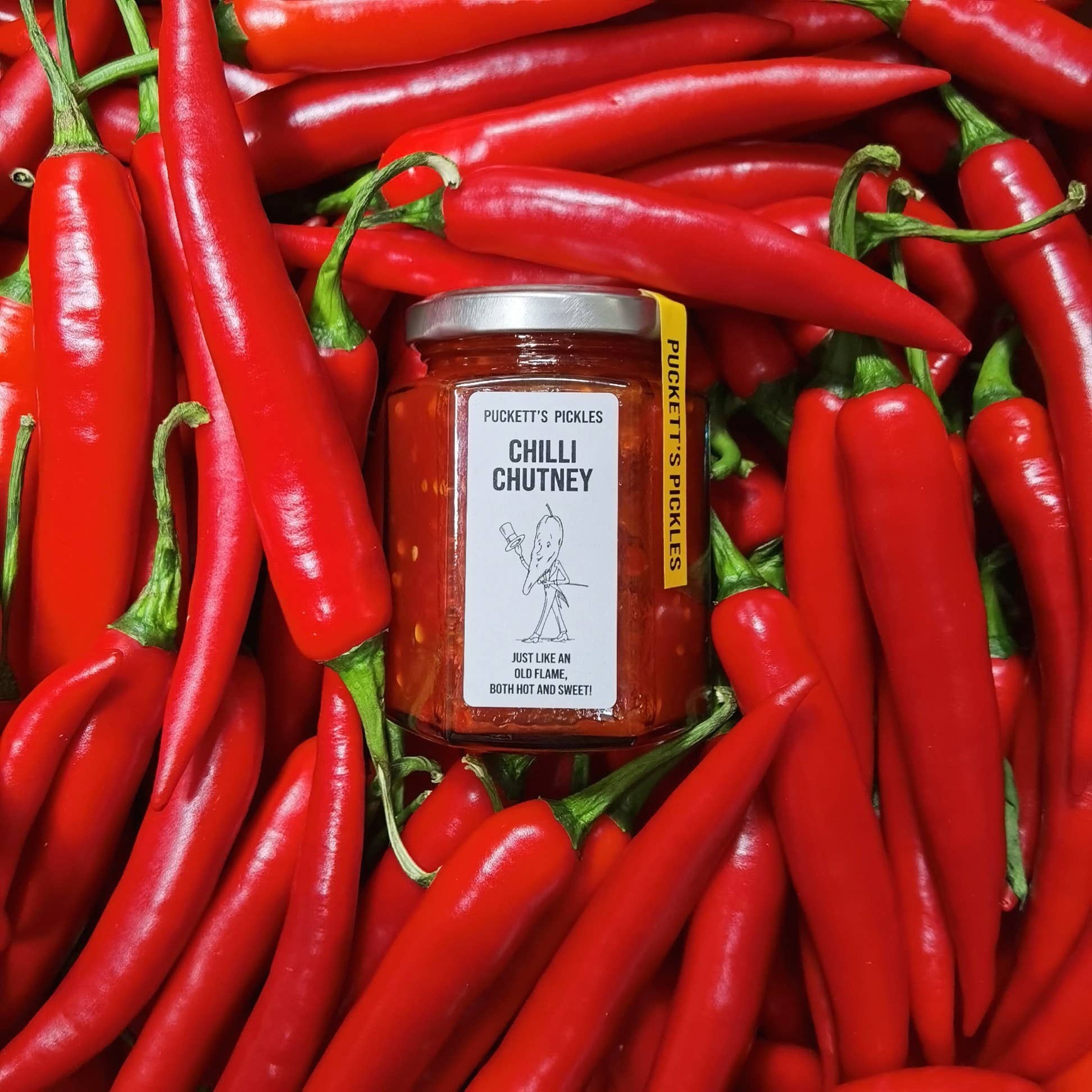 Puckett's Pickles Ltd – Großhandel Chutney – Chilli Chutney – Wie eine alte Leidenschaft, zugleich scharf und süß!