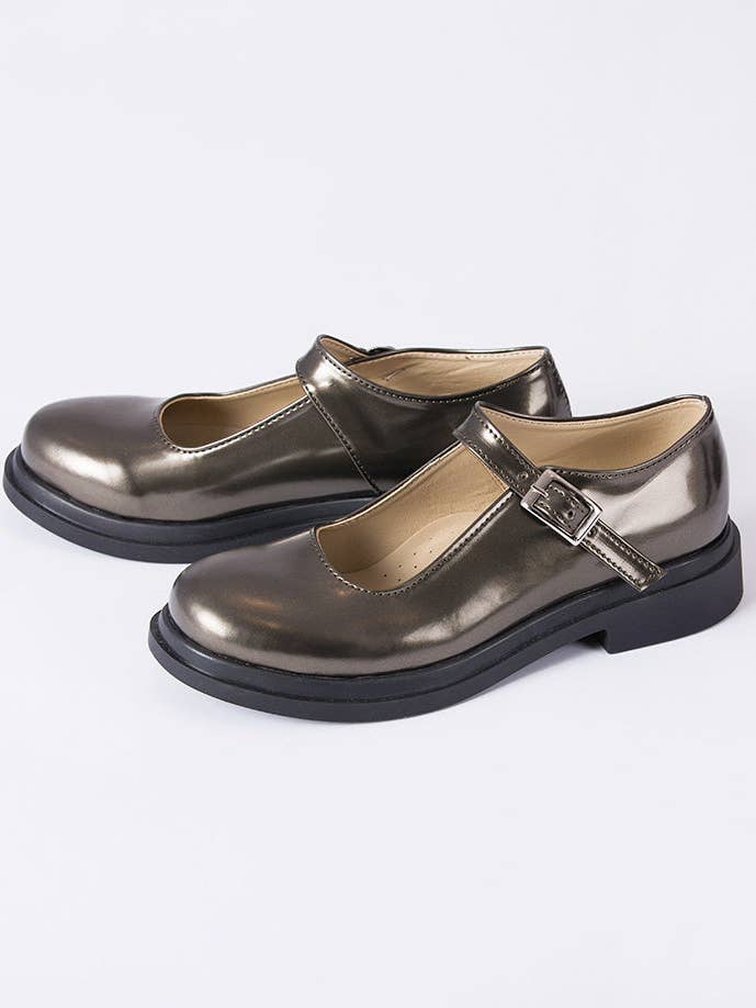 Mama Luma - Wholesale Flats/loafers – Kids - Patent Leather Mary Jane Shoes0
