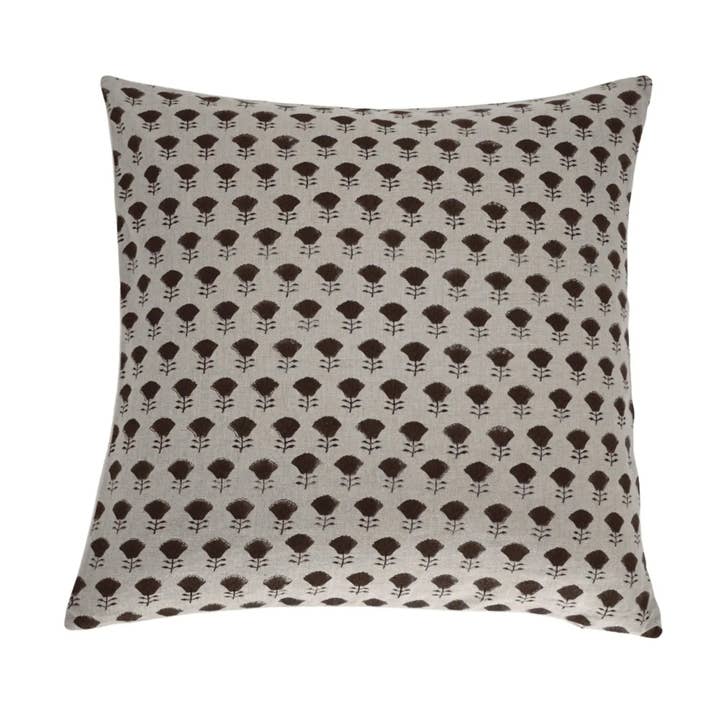 Elizabeth Ditsy Prints Natural Linen Pillow Cover for wholesale by Thread To Form