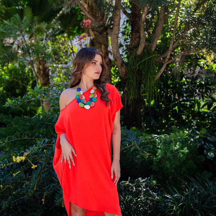 Organic Tagua Jewelry - Wholesale Kralen/parelketting - Amigas halsketting19