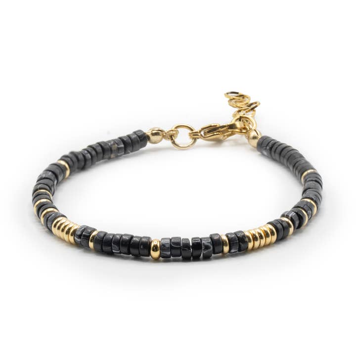 ONYX NOIR KOMOREBI pour la vente par Misfit Jewels