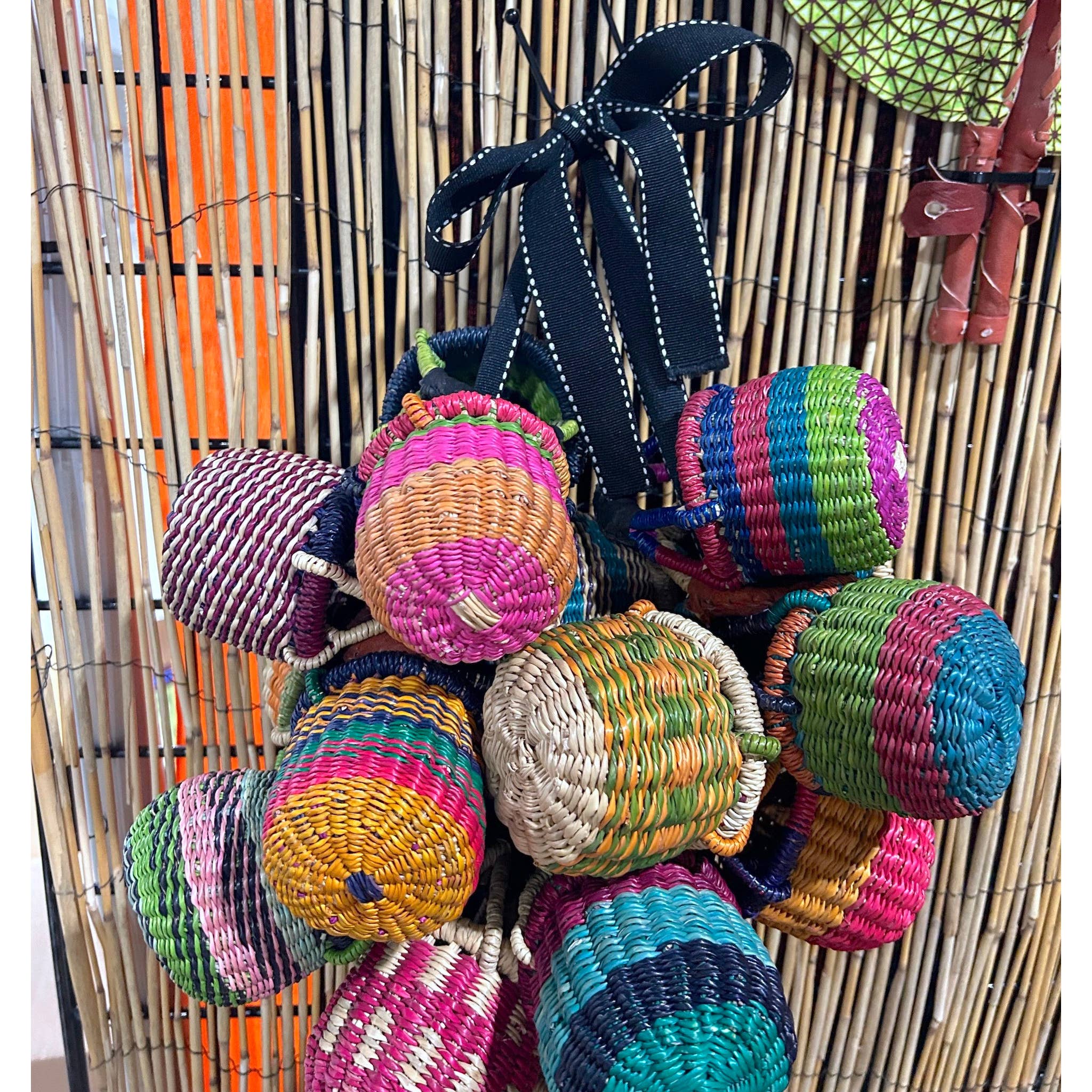 Ti-a Woven Goods - Wholesale Gift Bag - Mini Basket / Gratitude13