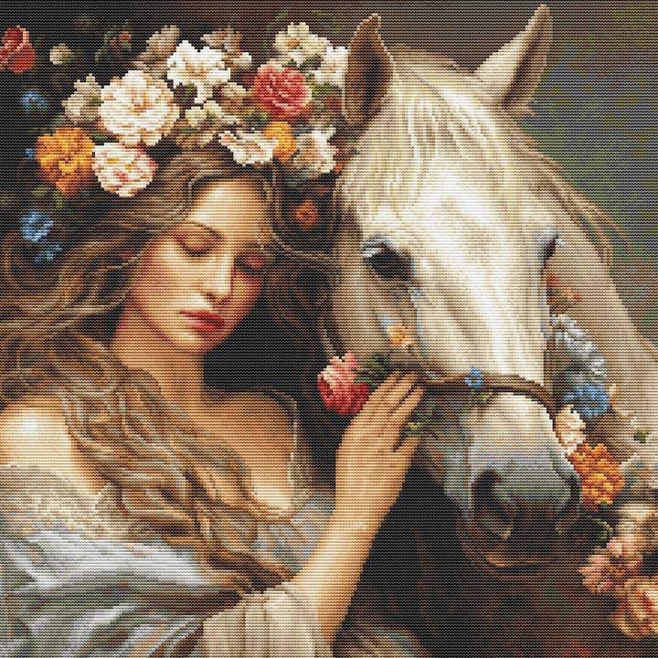 Broderikit Luca-S GOLD - Blomsterälvan, B620 för wholesale av Luca-S