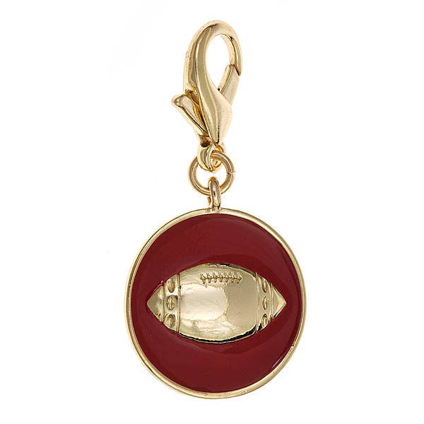 Fornash - Vente Porte-clés – femme - VENTE - Breloque de Football en Émail1